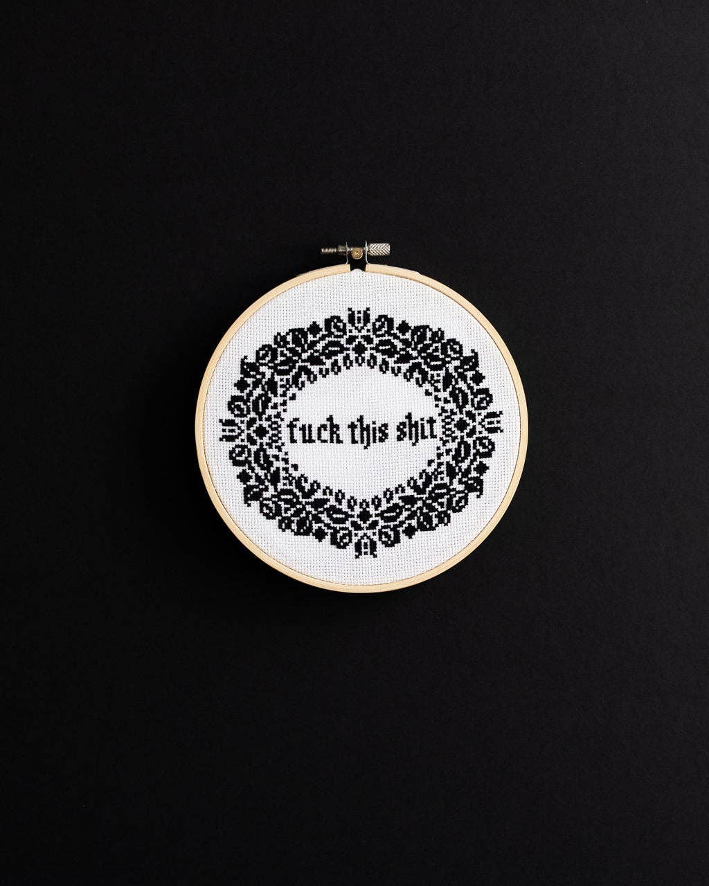 'Fuck This Shit' Cross Stitch Kit