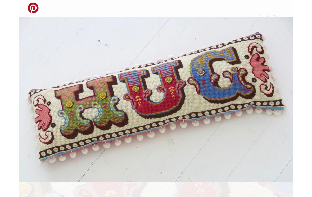 Emily Peacock Counted Cross stitch Kits HUG and KISS