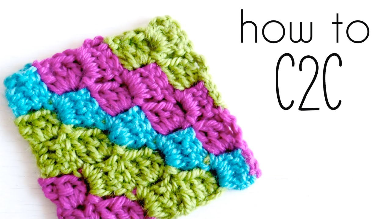 Improvers crochet - C2C - corner to corner