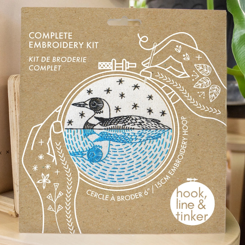 Embroidery Kit - Hook Line and Tinker