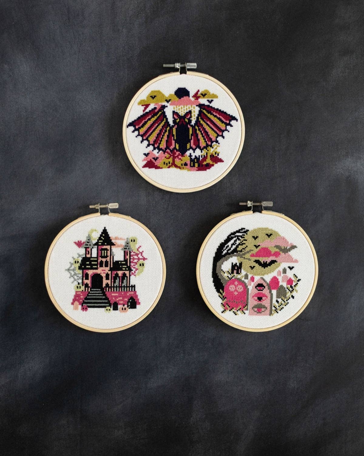 The Haunted House Cross Stitch Kit