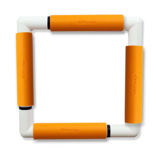 Nurge Embroidery Snap Frame 21cm x 21cm in orange