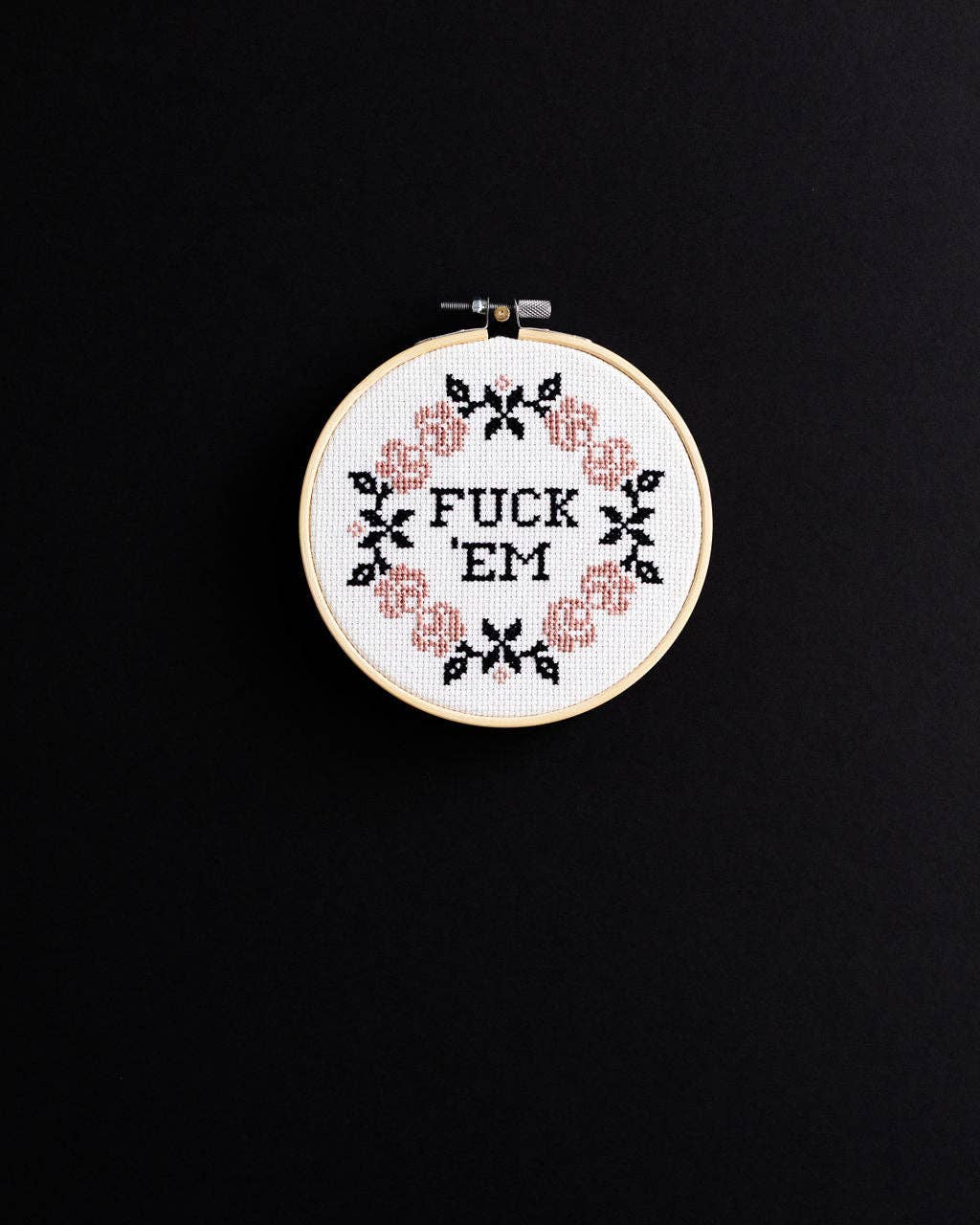 Fuck 'Em Cross Stitch Kit