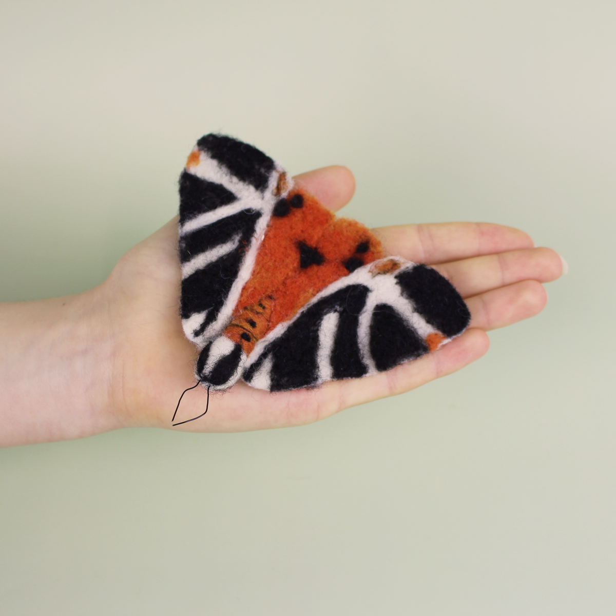 Jersey Tiger Moth Small Needle Felt Kit