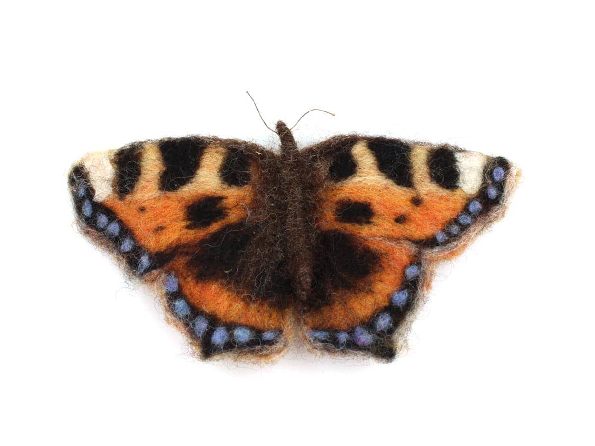 Tortoiseshell Butterfly Small Needle Felt Kit