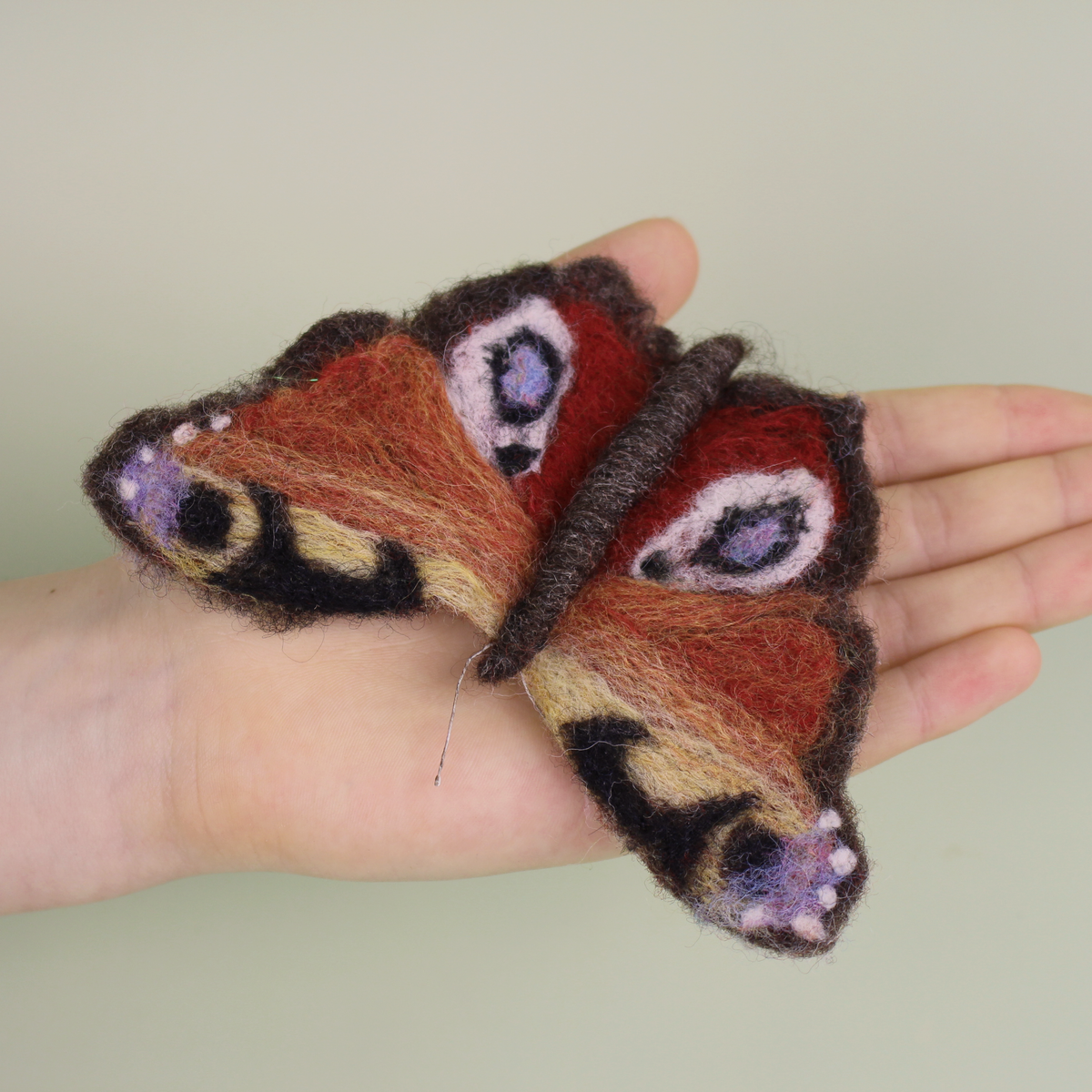 Peacock Butterfly Small Needle Felt Kit