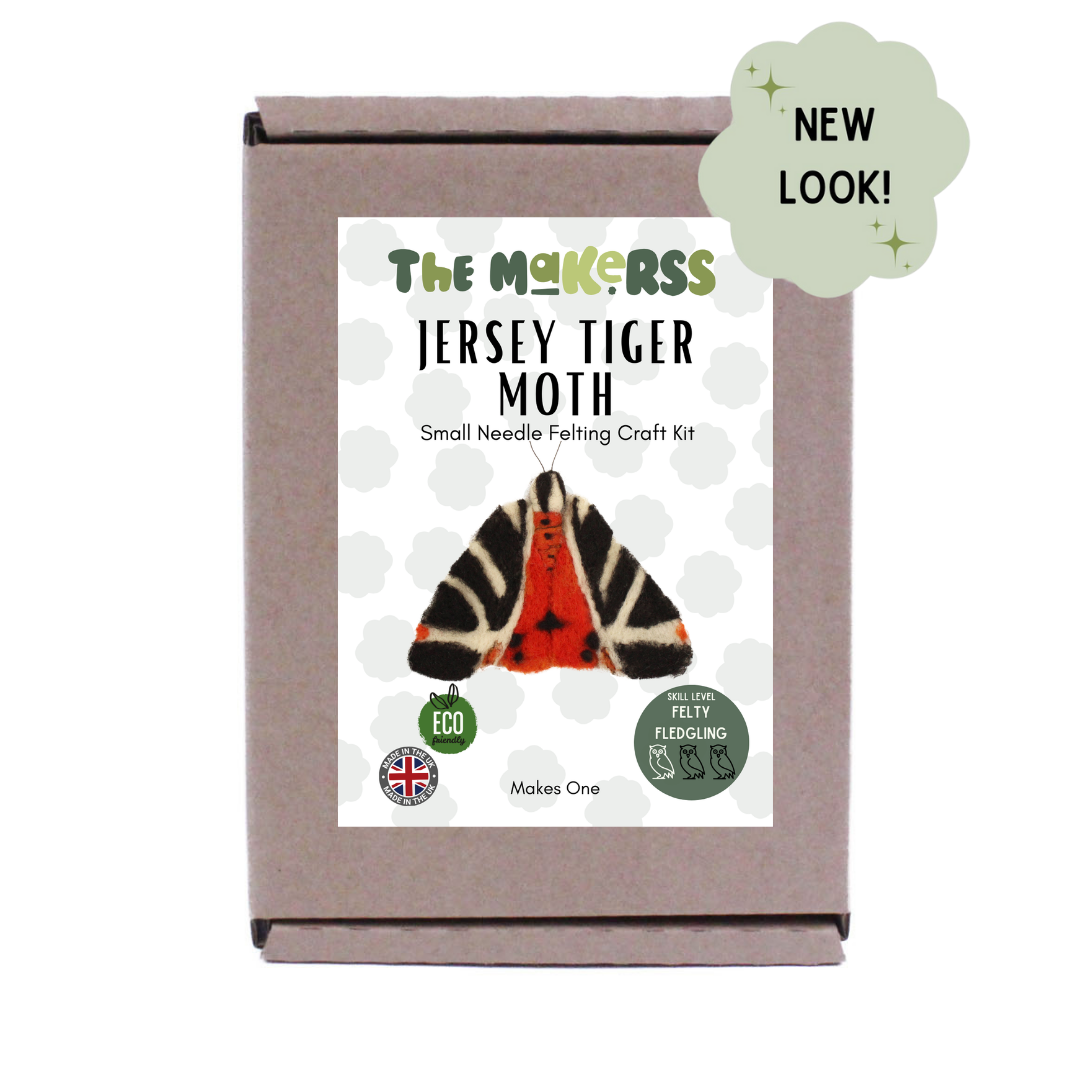 Jersey Tiger Moth Small Needle Felt Kit