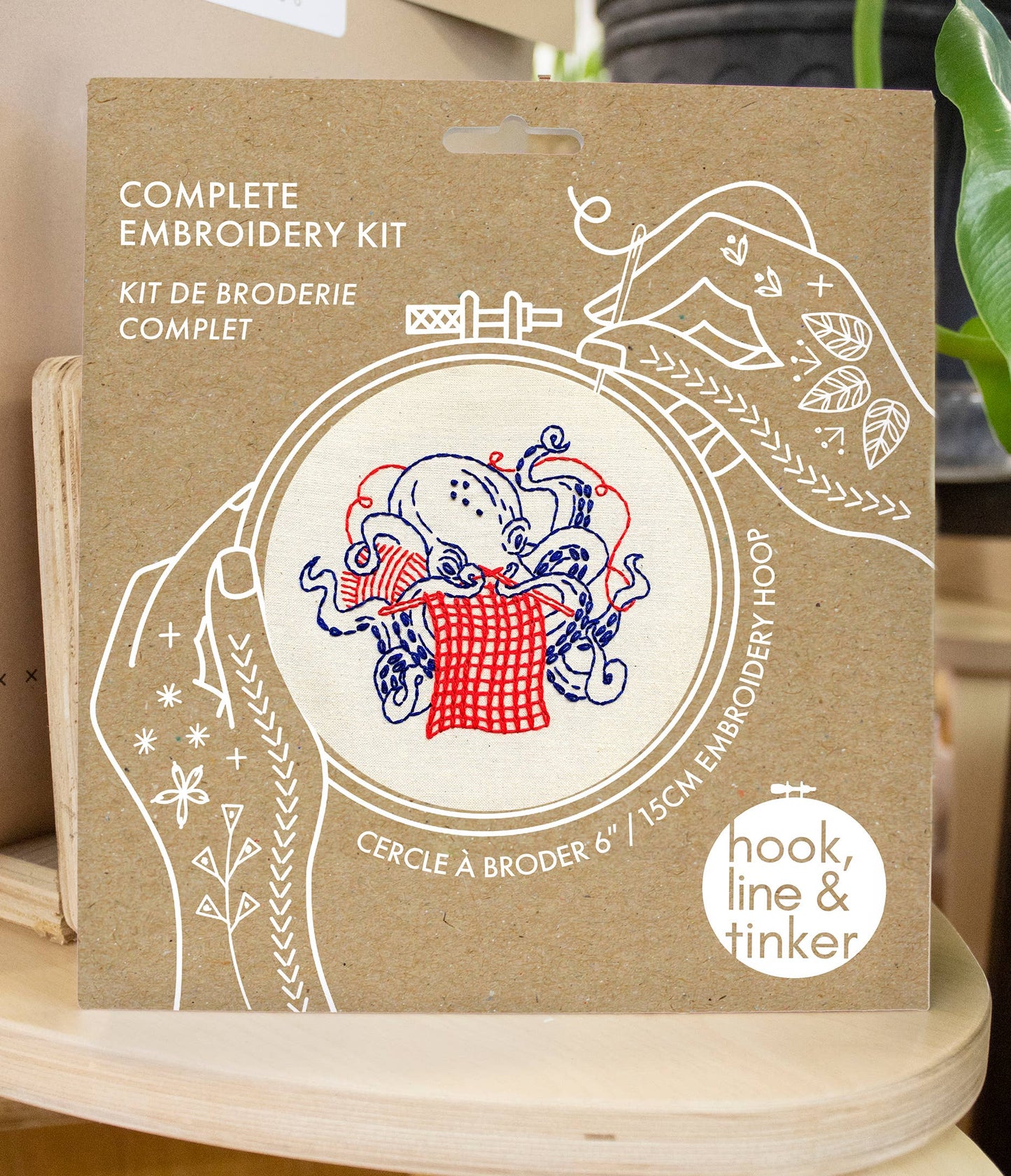 Embroidery Kit - Hook Line and Tinker