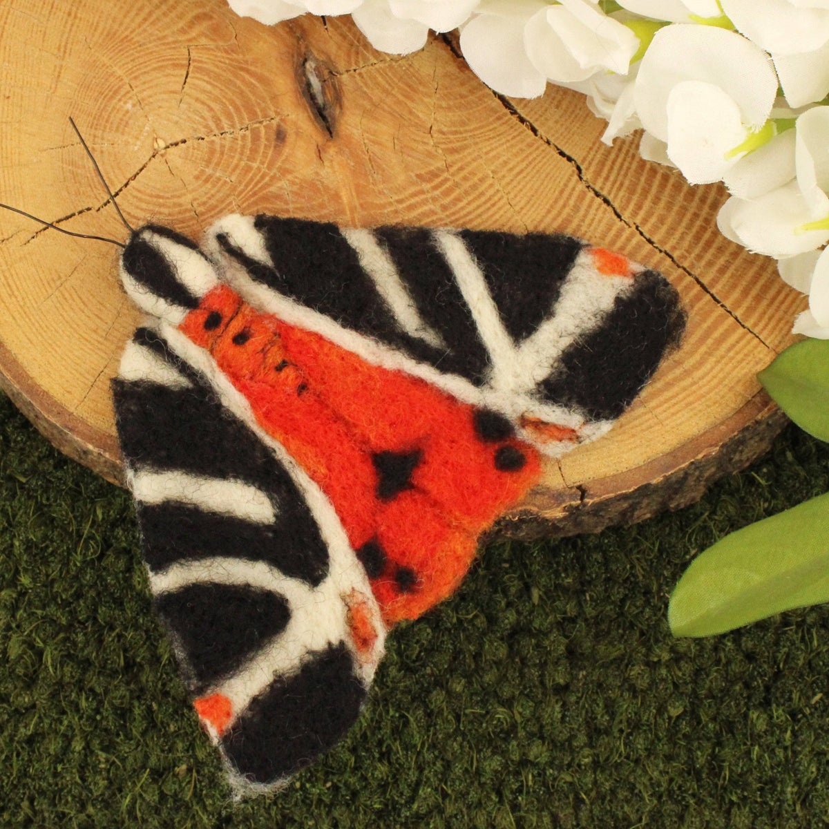 Jersey Tiger Moth Small Needle Felt Kit