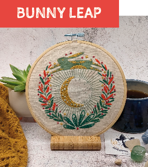Magpie & Me Embroidery kits- medium hoops