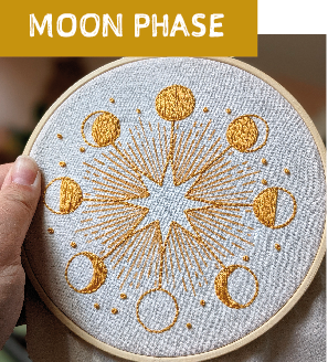 Magpie & Me Embroidery kits- medium hoops