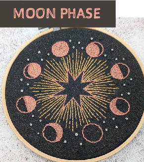 Magpie & Me Embroidery kits- medium hoops