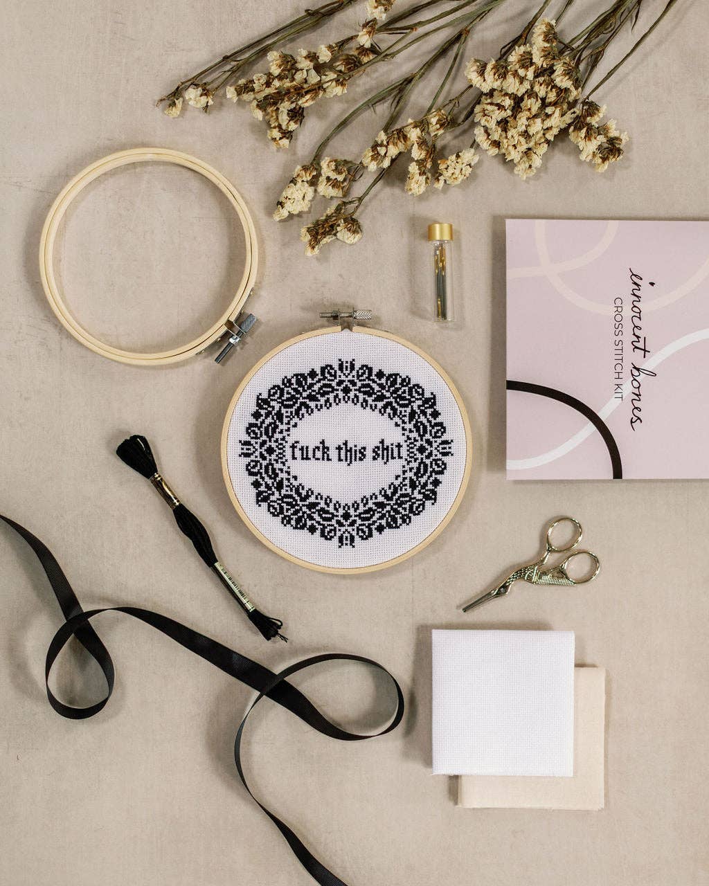 'Fuck This Shit' Cross Stitch Kit
