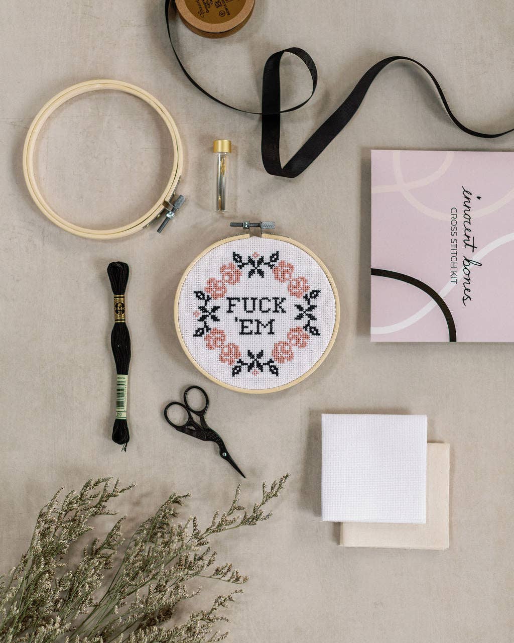 Fuck 'Em Cross Stitch Kit