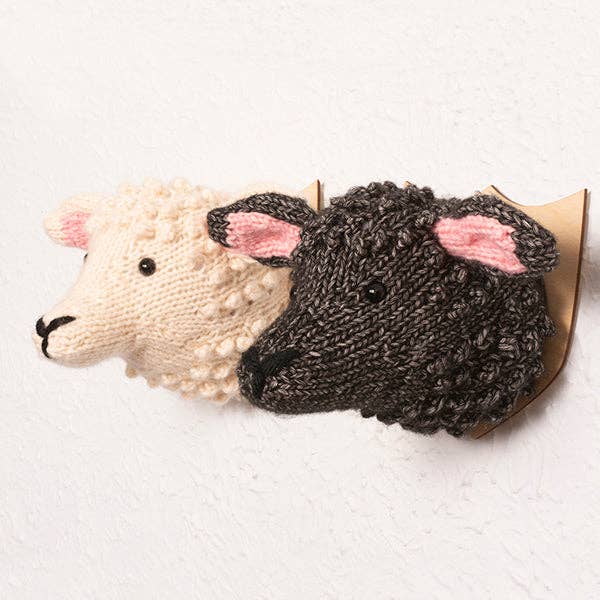 Mini Sheep Head Knitting Kit