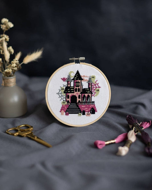The Haunted House Cross Stitch Kit